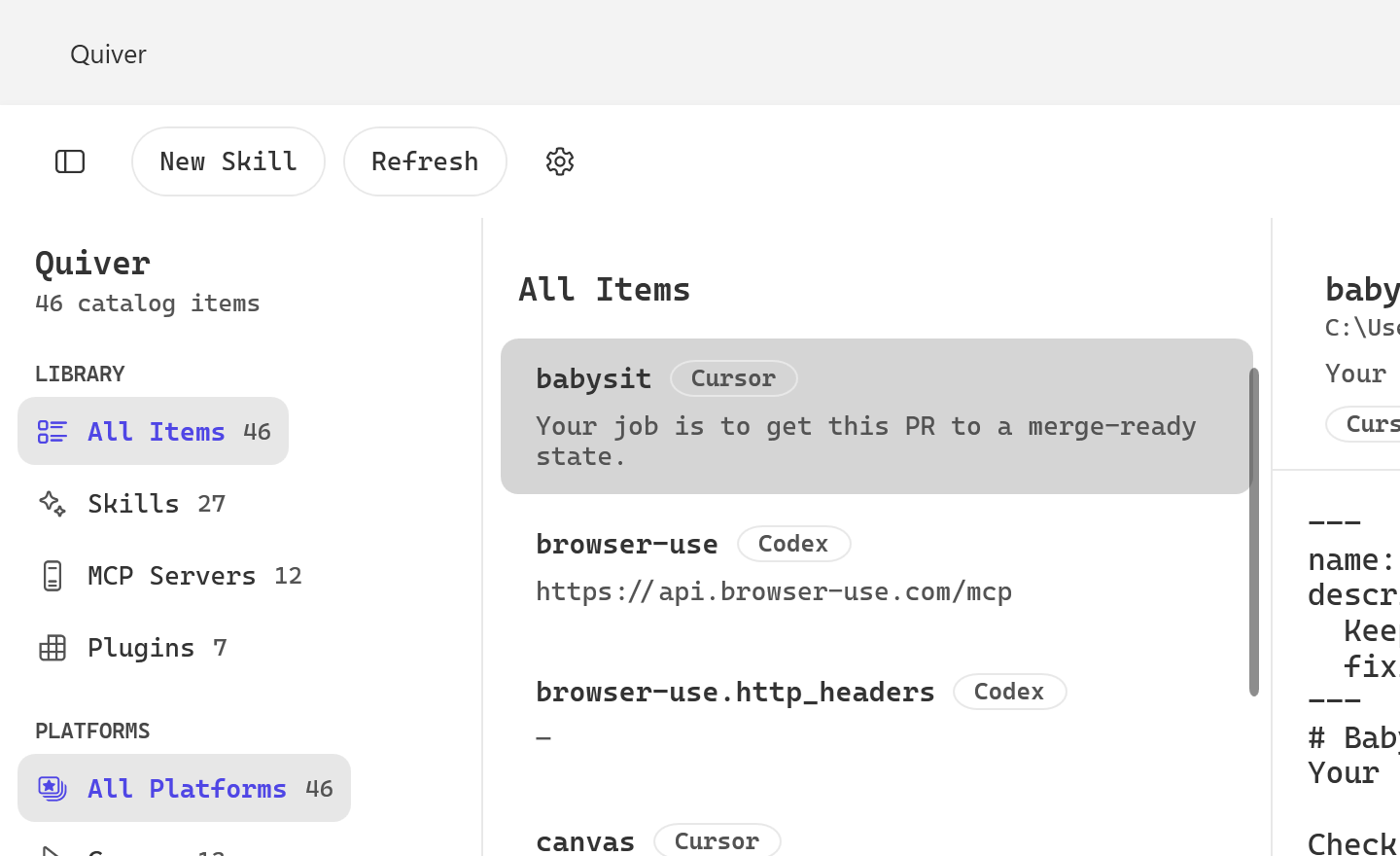 Quiver screenshot